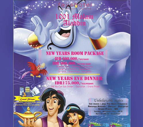 New Years Eve -1001 Malam (ALADDIN)- at Favehotel LTC Glodok