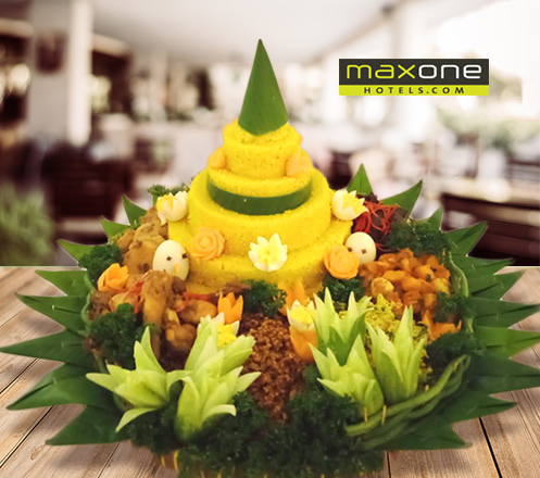 Paket Nasi Tumpeng 30 Pax dari MaxOne Hotel Glodok