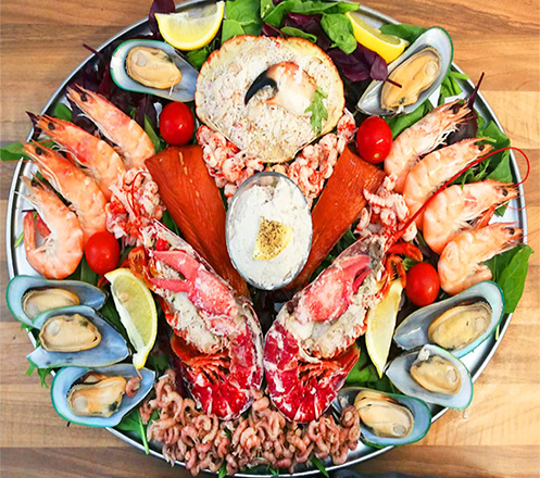 Seafood Platter at Marc Hotel Passer Baroe