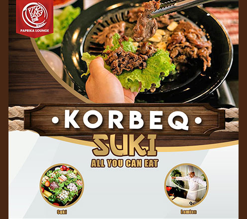 Korean BBQ, Suki, Lamian AYCE at Paprika Lounge