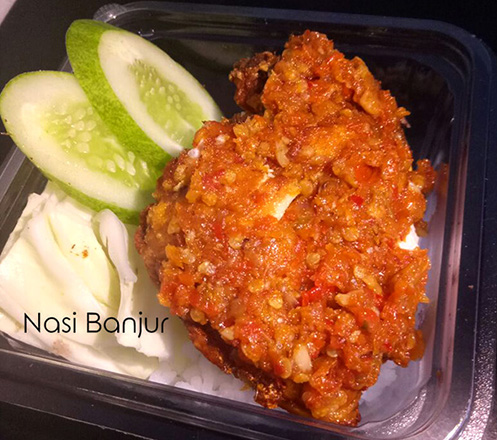 Promo spesial Paket Nasi Ayam Geprek Banjur Pedas dengan Rp.29.000