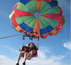  Parasailing Couple