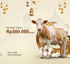  Voucher Value Hewan Qurban Rp300.000