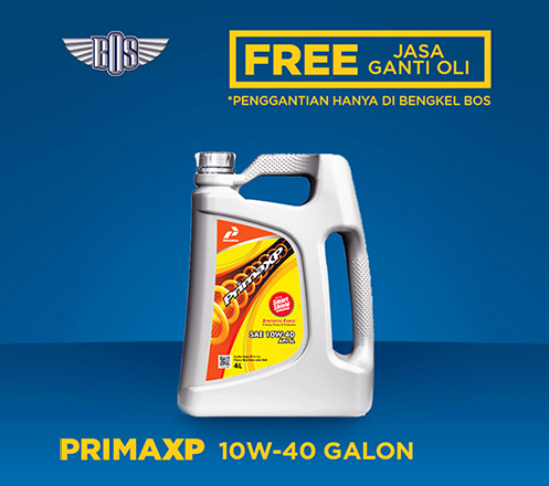 Promo spesial Oli  Pertamina  Prima XP 10W 40 Gratis Jasa 