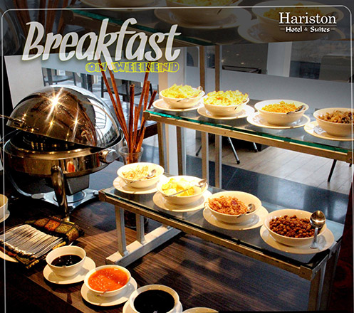Special -All You Can Eat- Breakfast on Weekend for 2 Person