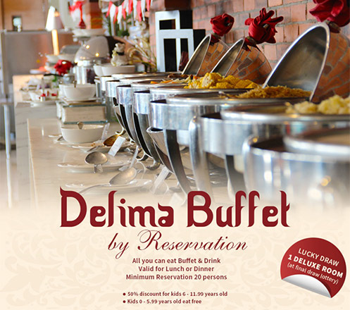 All You Can Eat Buffet & Drink for Lunch or Dinner