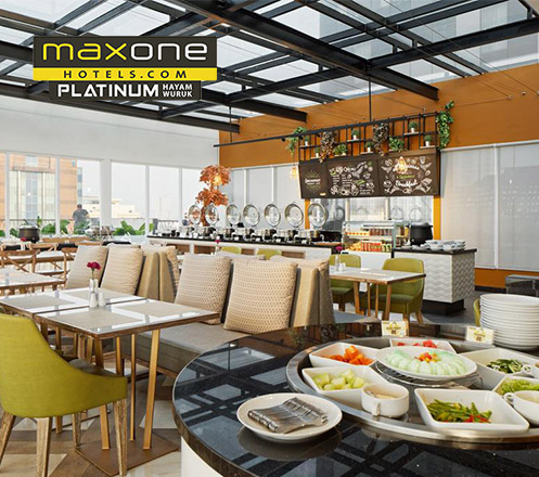 Breakfast Buffet at Skymax Rooftop - Maxone Platinum Hayam Wuruk
