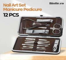  Nail Art Set Manicure Pedicure 12 Pcs