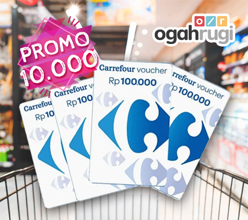 Voucher Belanja Carrefour Senilai Rp 300.000