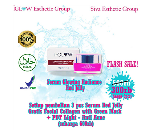 iGLOW Serum Glowing Radiance Red Jelly+Treatment (Siva Esthetic)