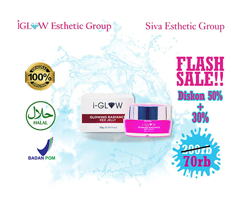 FLASH SALE ! iGLOW Glowing Radiance Red Jelly