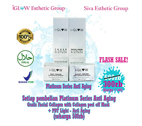 iGLOW Platinum Series Anti Aging + Treatment by Siva Esthetic