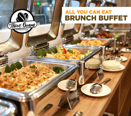 Brunch Buffet (3 Pax) at Three Beans Coffee & Kitchen